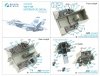 Quinta Studio QDS-32098 F-14A 3D-Printed & coloured Interior on decal paper ( Trumpeter ) (Small version) 1/32